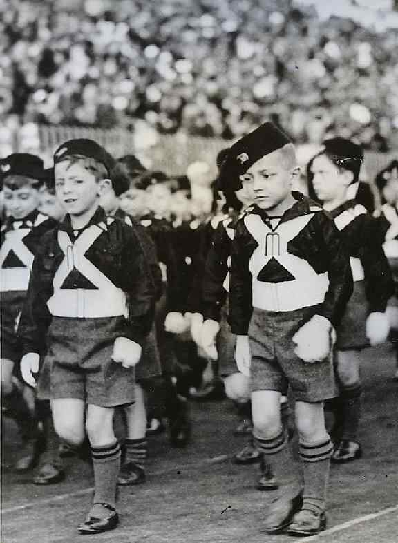 Balilla boys on parade