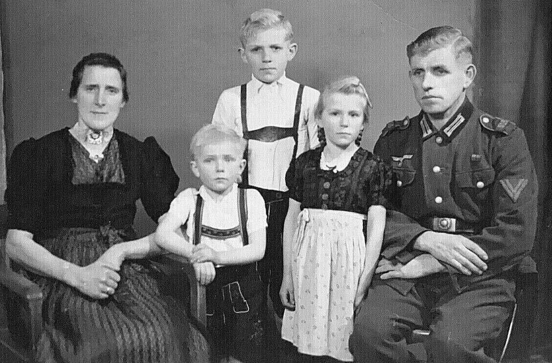 German World War II Bavarian family
