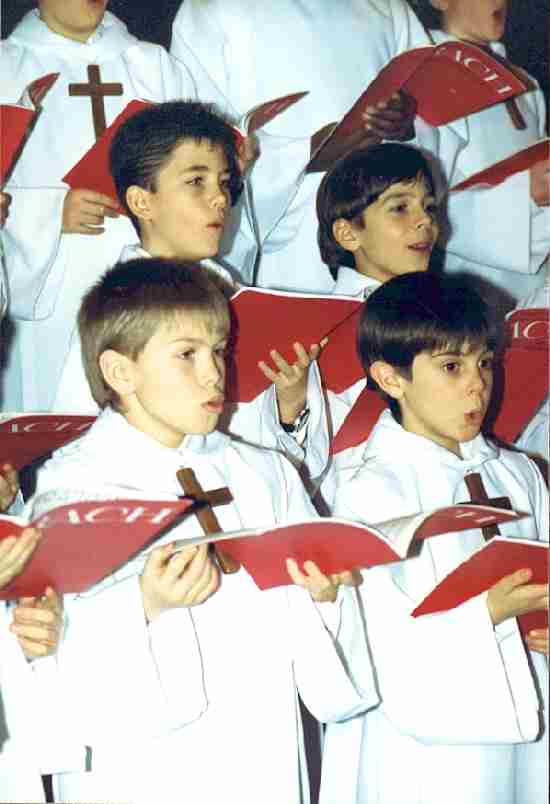 Canadian boys choir costumes Petits Chanteurs du Cap de la Madeleine