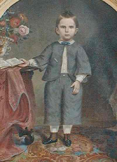 boy's grey knee pants suit