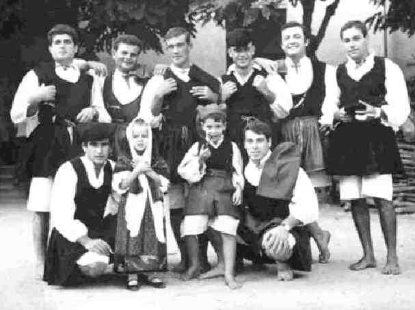 Sardinia folk costumes