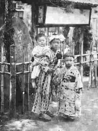Japanese children's kimonos