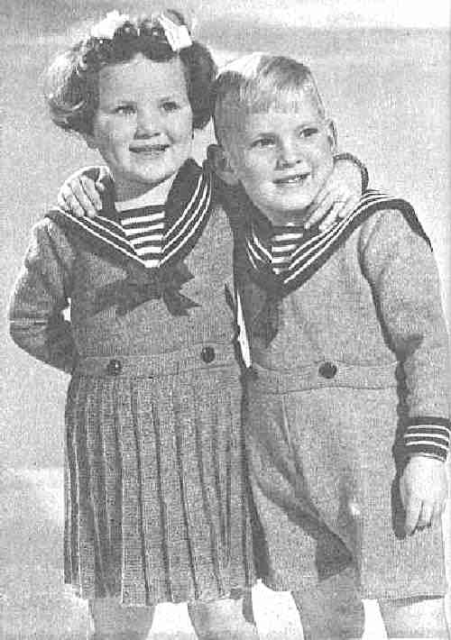 Dutch sailor suits