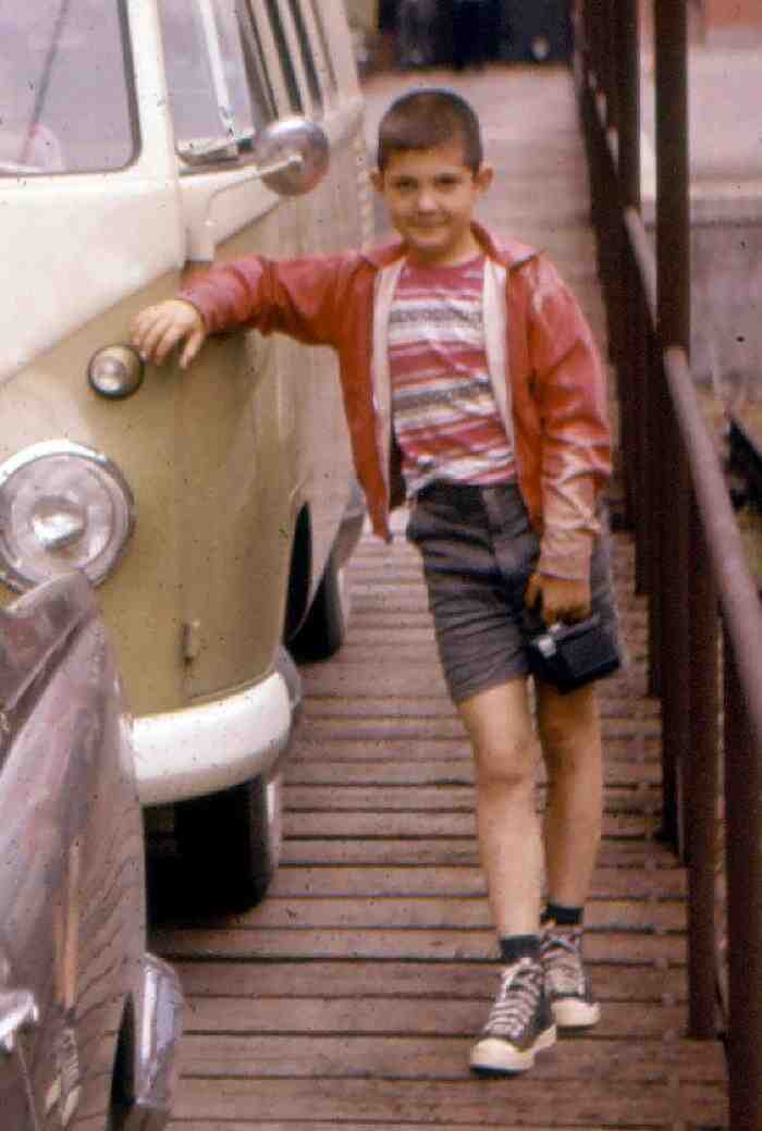 American boy in Europe