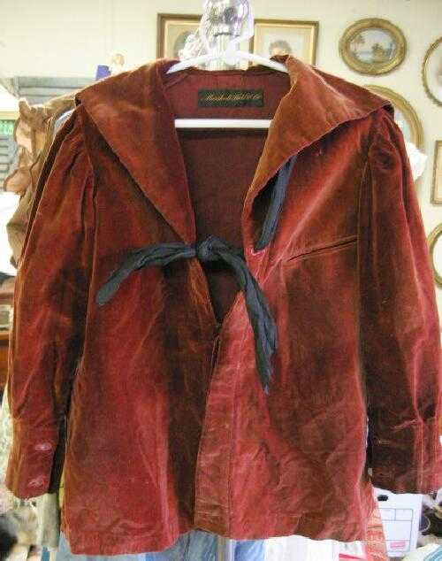 velvet sailor suit