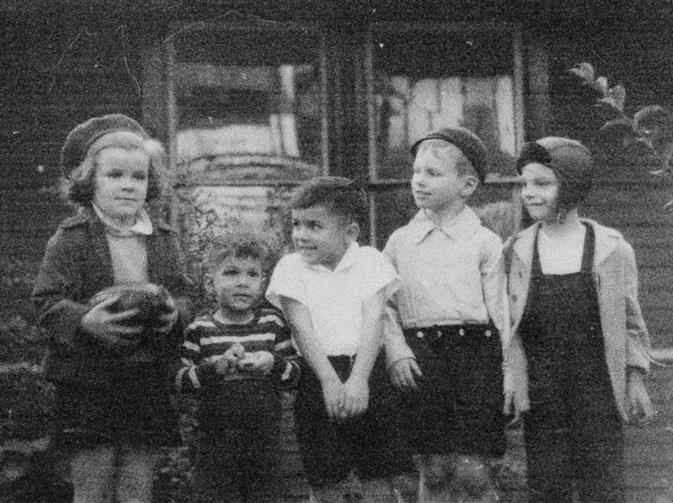 Children playing 1940s