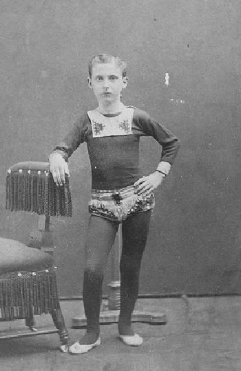 boy circus performer