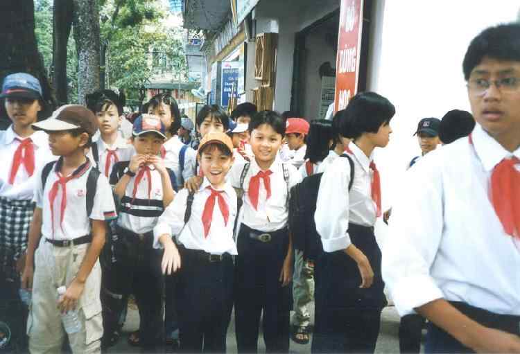 Vietnamese school uniform
