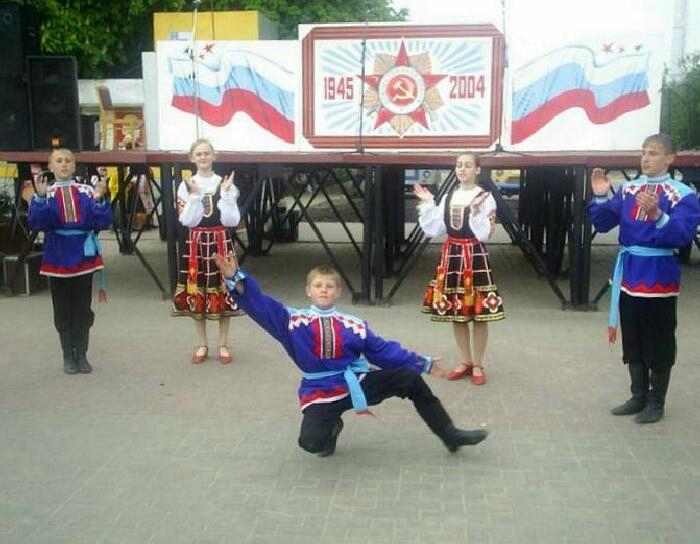 Russian folk dancing