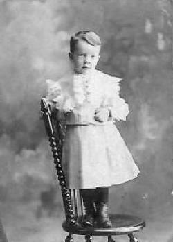 frilly boy dress