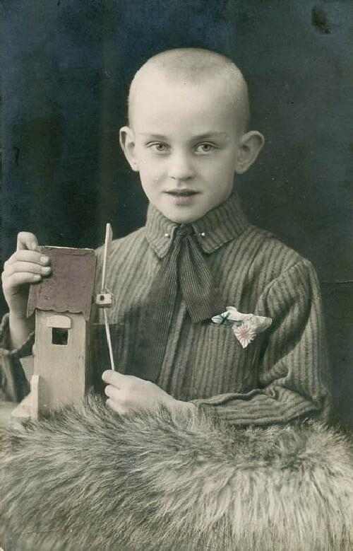 German boys cropped hair