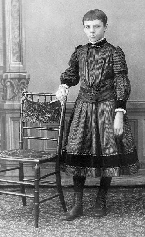 American girls dresses 19th century