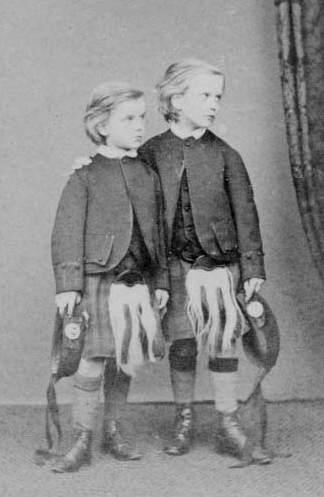 English boys kilts 19th century