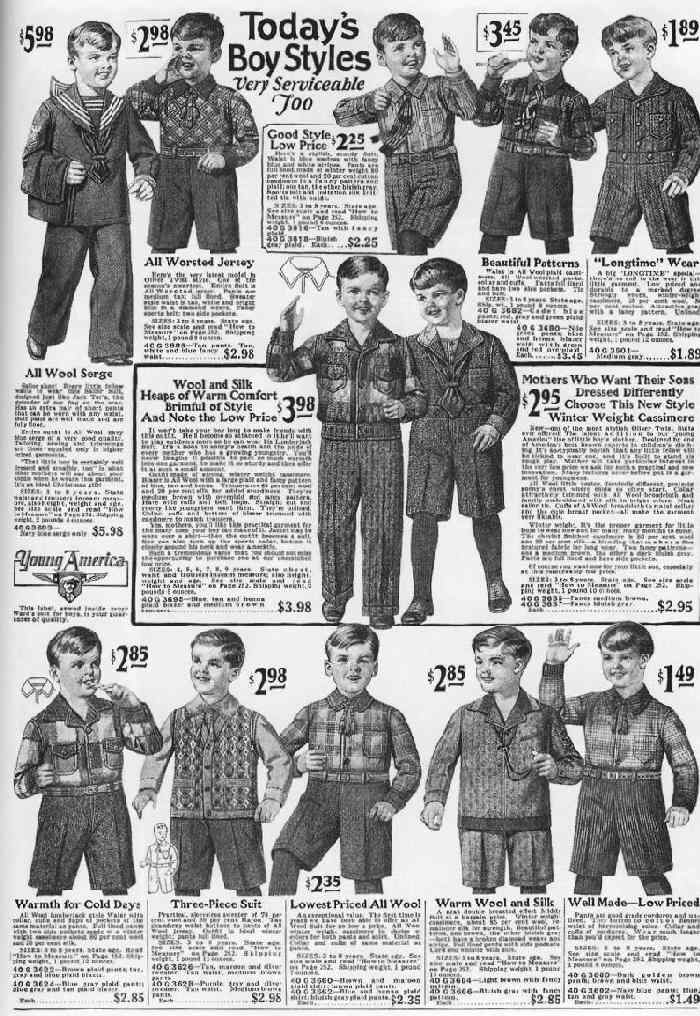 boys winter outfits 1927 