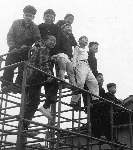 Japanese boys play