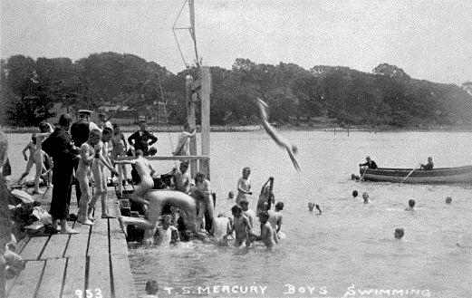 Royal Navt training ship Mercury