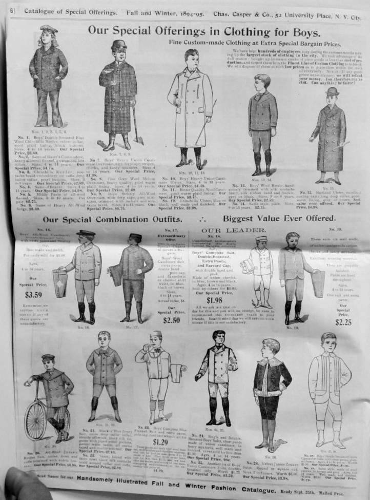 boys clothing 1894