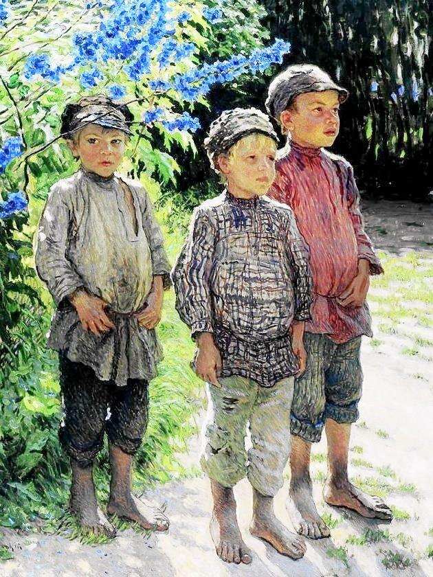 Russian peasant children