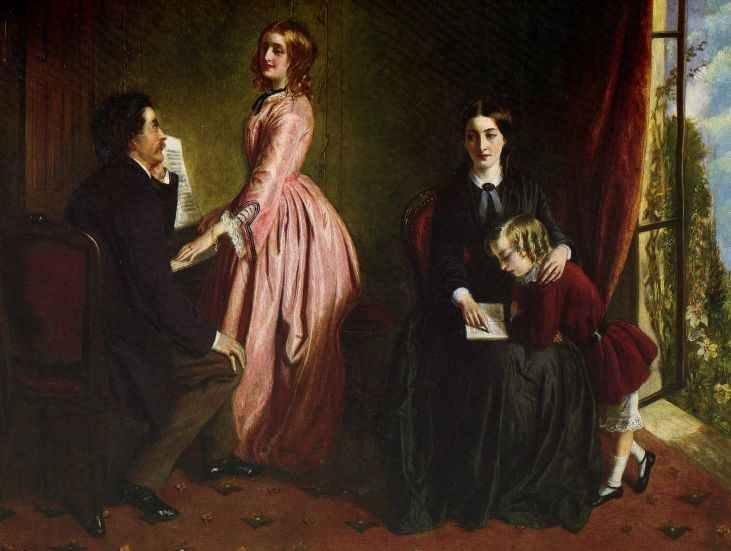 Idealized English family and governess