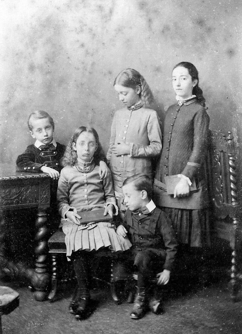 English families 1880s