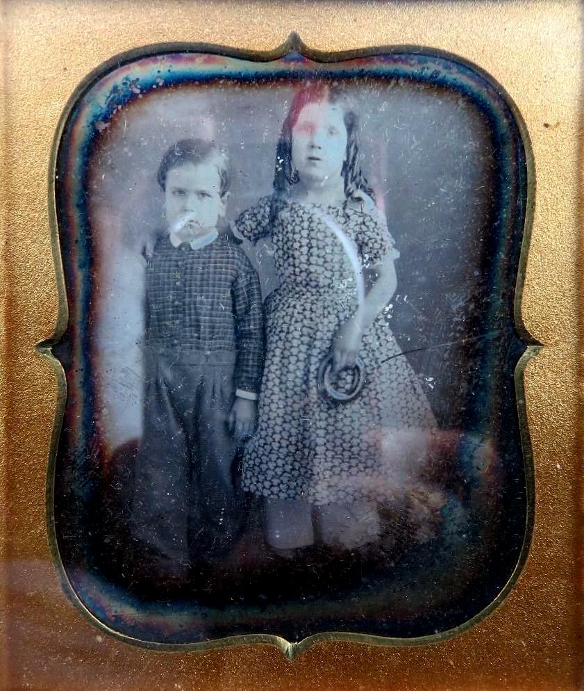 American 1840s century girls dresses 