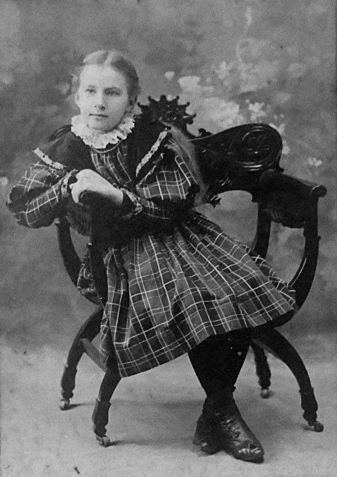 American 1890s century girls dresses 