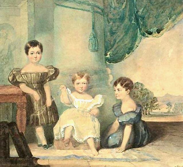 English 1840s family