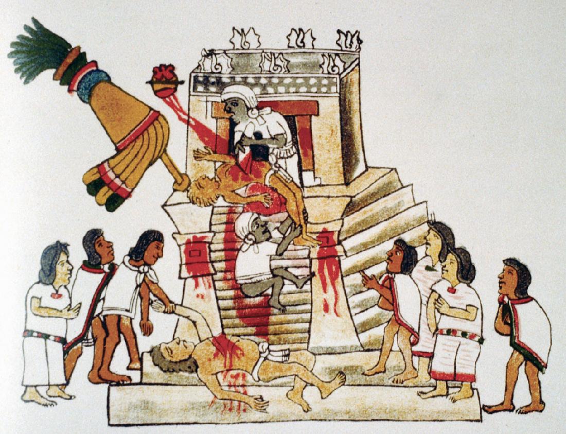  Aztec human sacrifice 