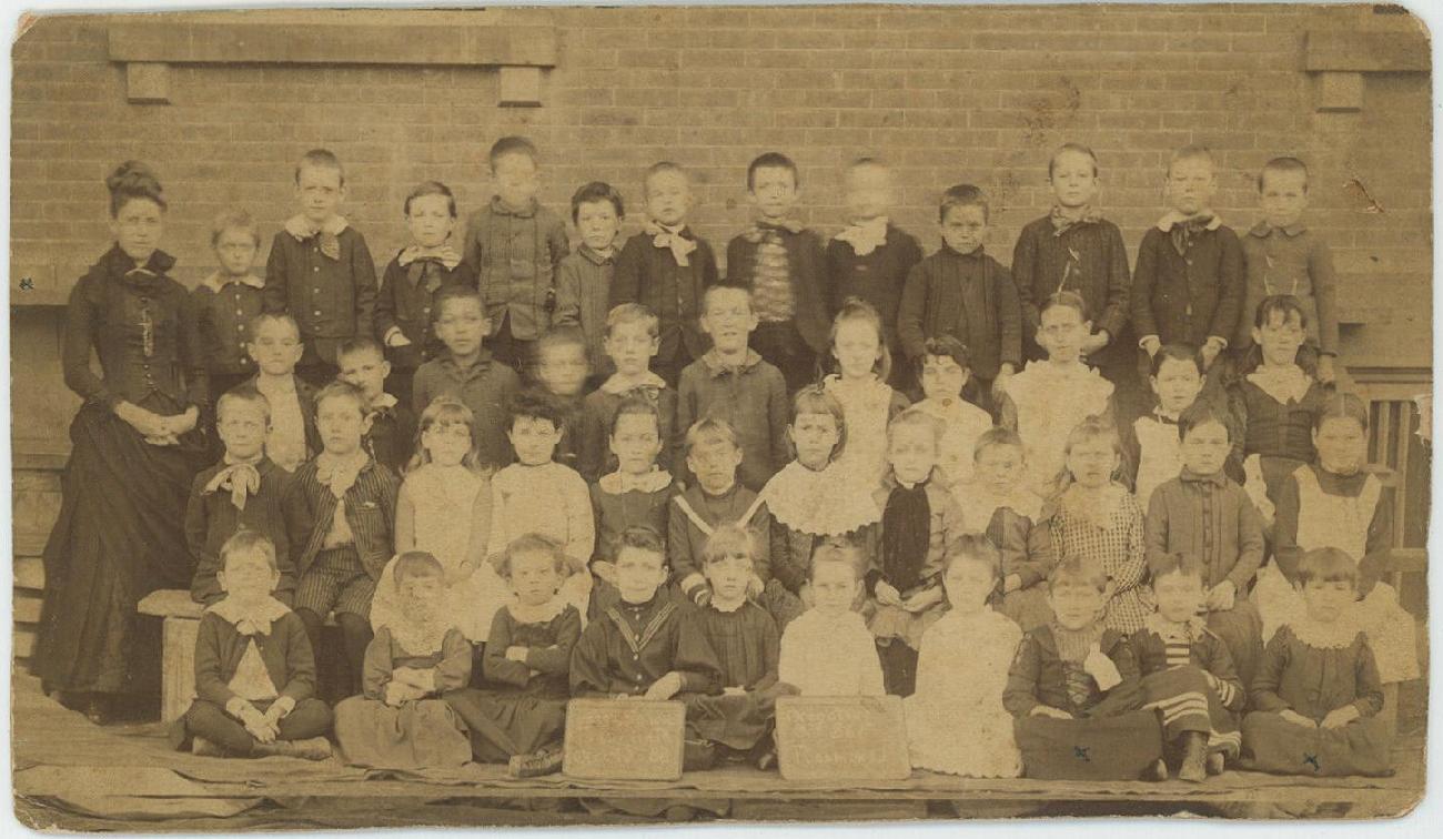 American school children 1880s
