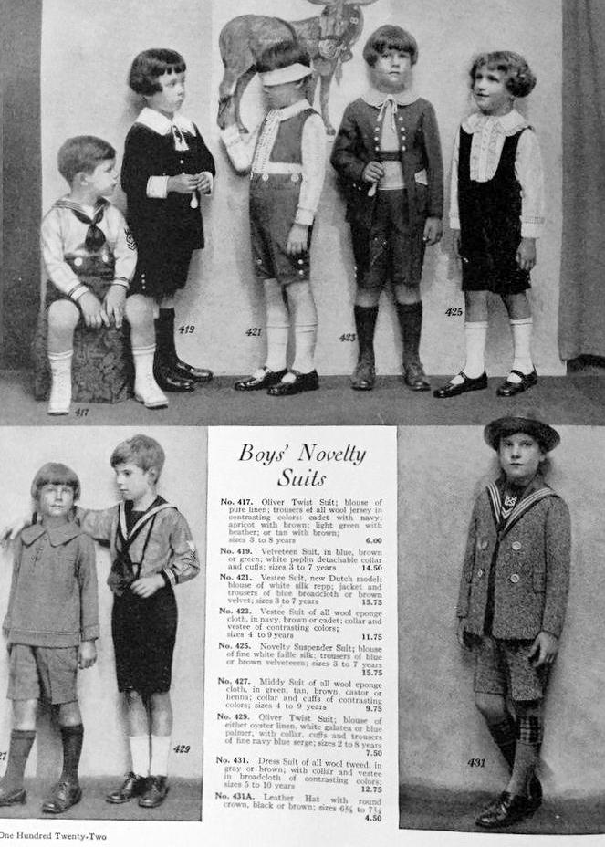 boys juvenile suits 1920s