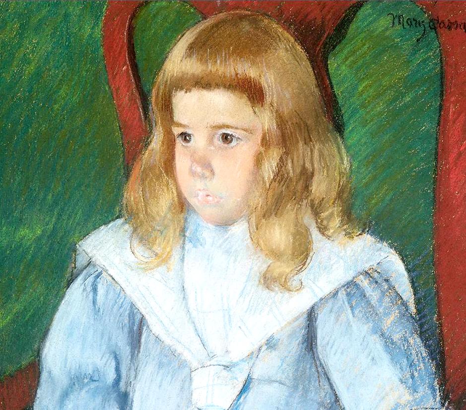 Mary Casatt boy with the golden curls