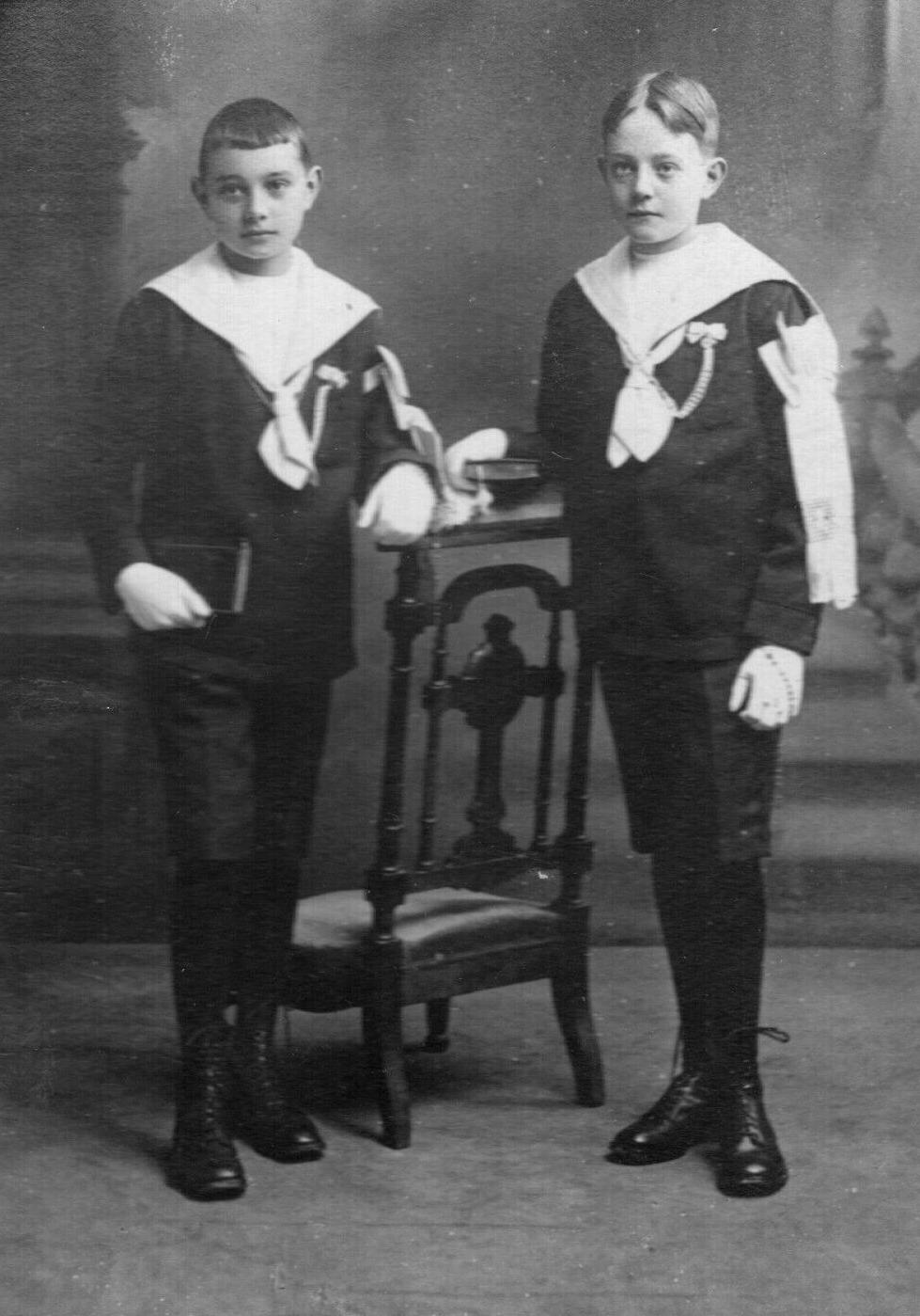 First Communion sailor suits