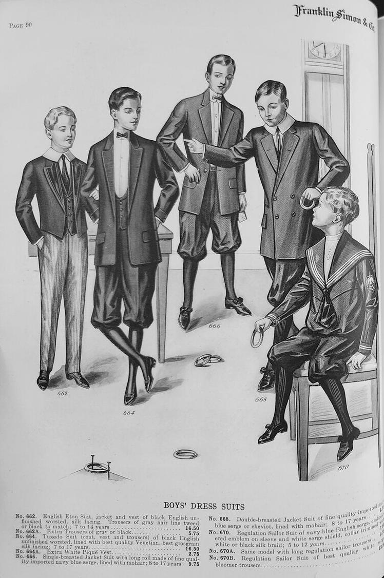 1911 dress suits