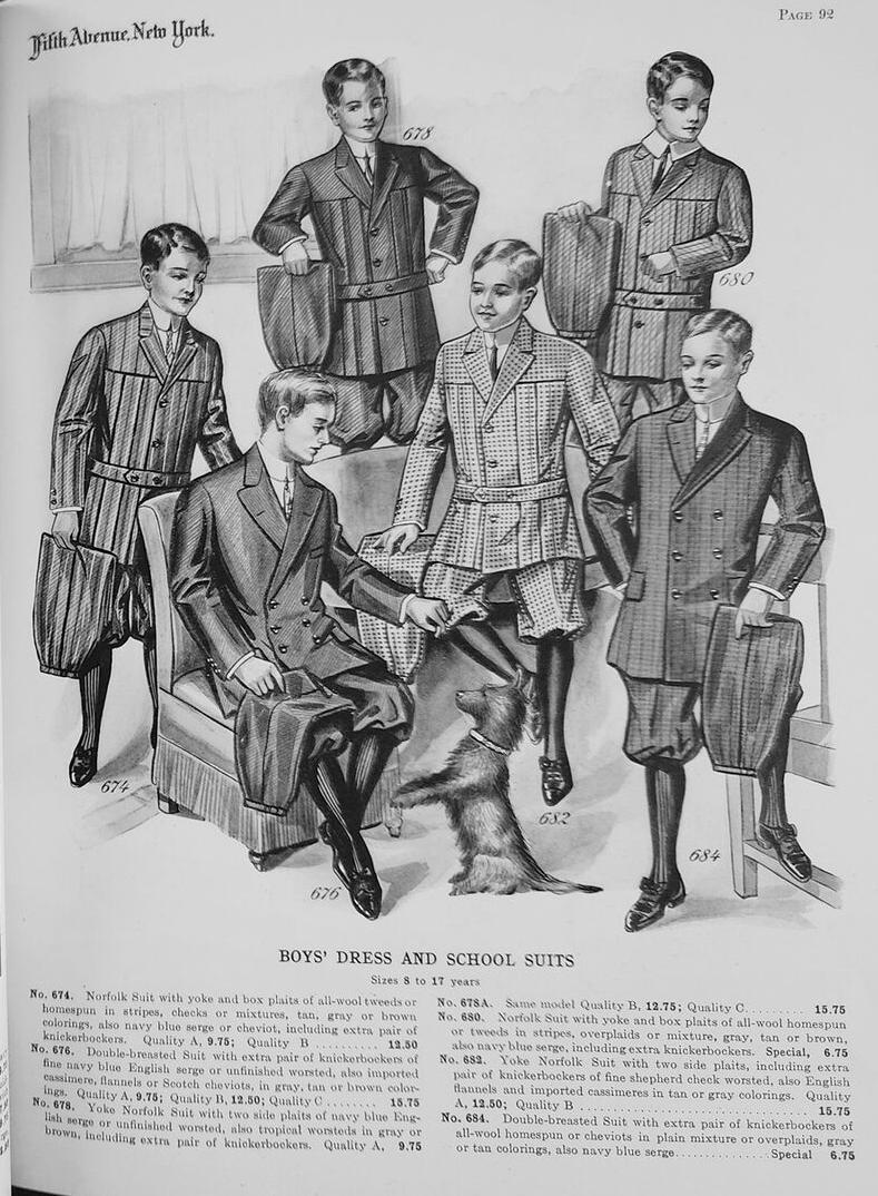 1911 dress suits