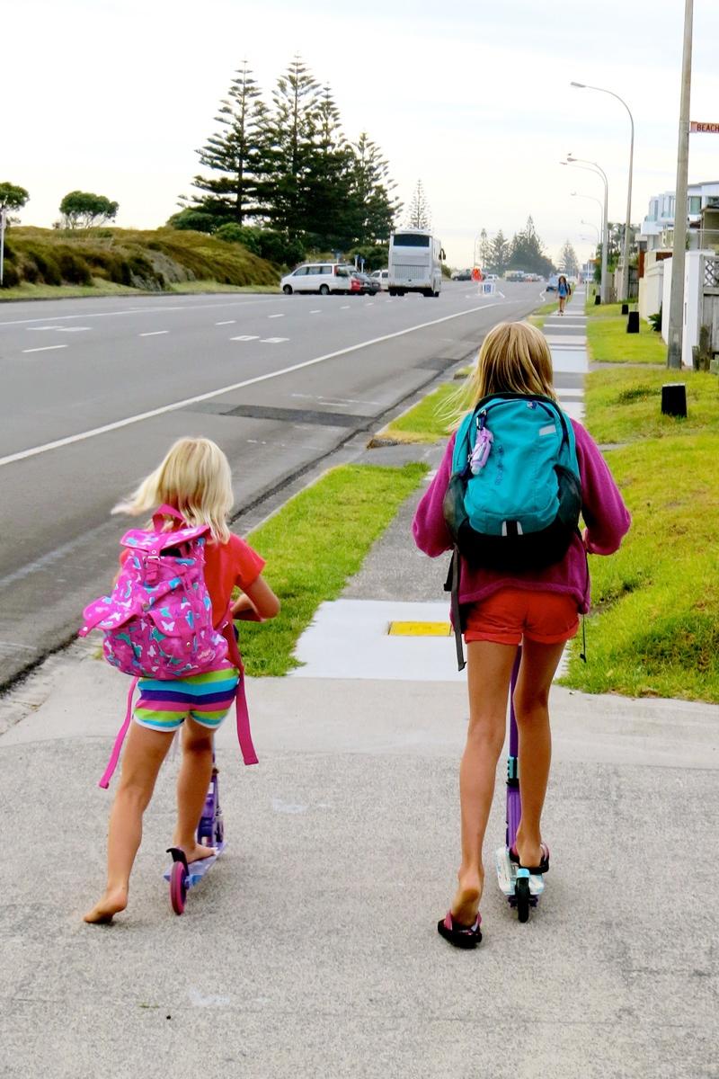 New Zealand going to school