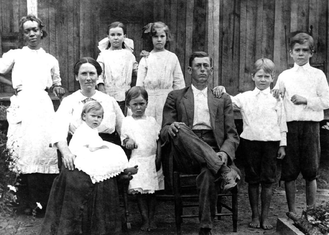 Texas farm family