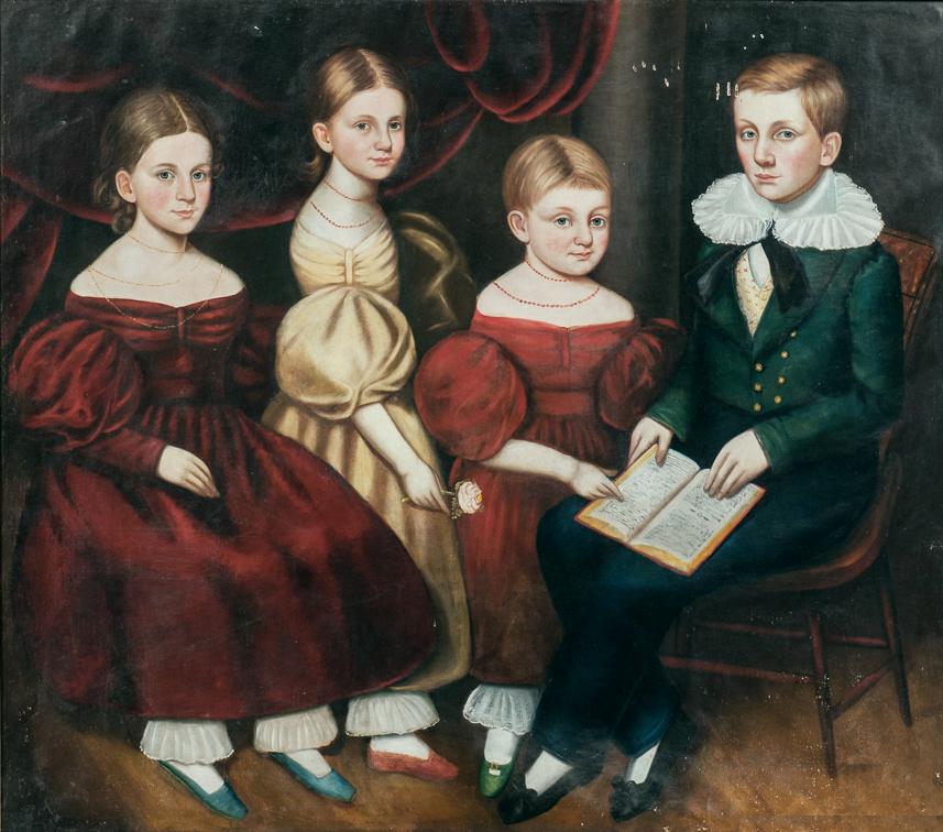 American 1830s family