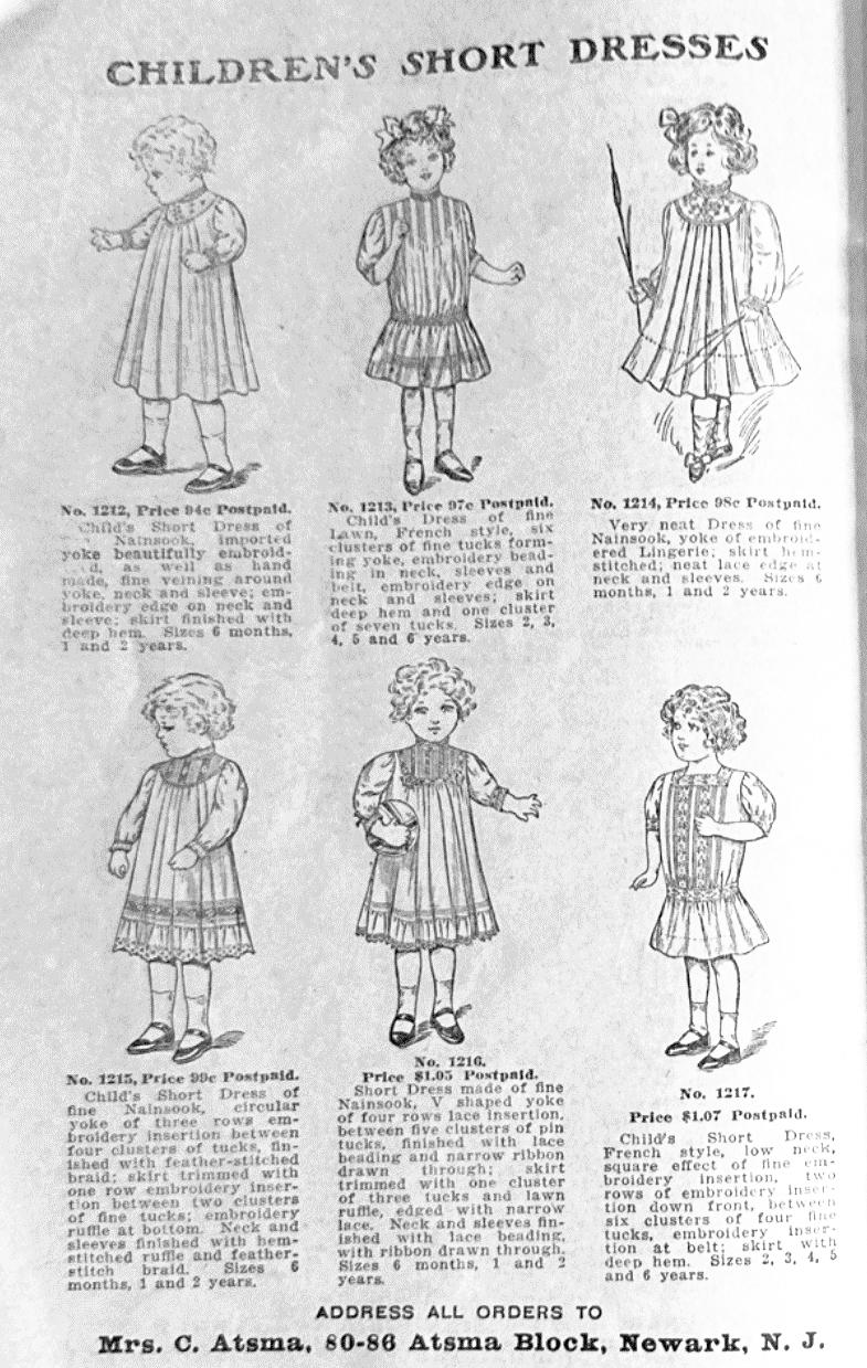 Atsma children's dresses