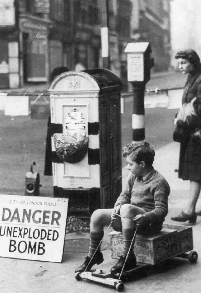 Blitz British morale