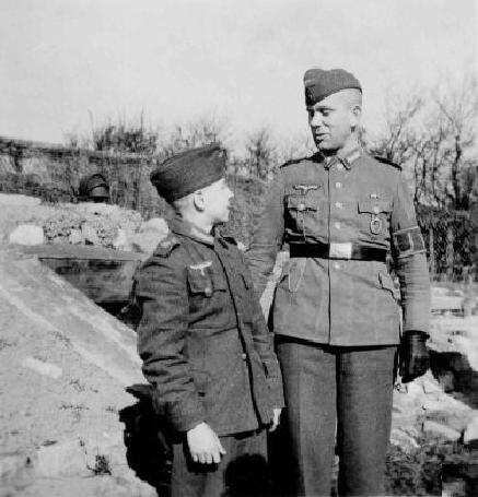 German boys in the army