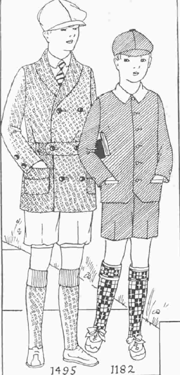 children's clothing 1927 