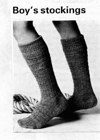 boy's knee socks