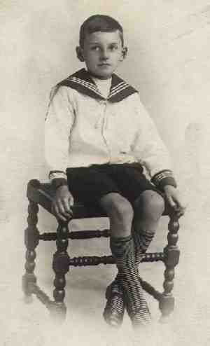 English white sailor blouse