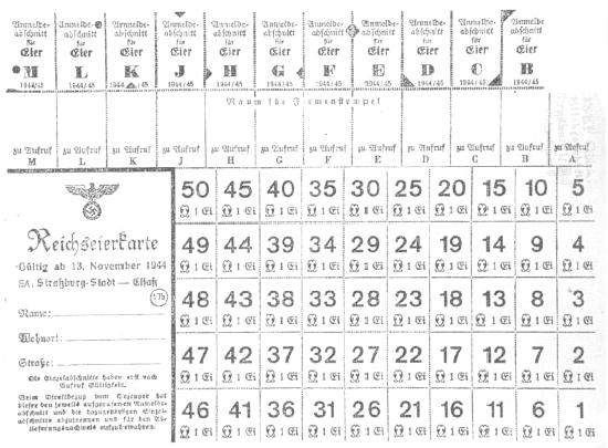 German ration book