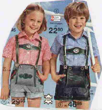 Lederhosen shorts