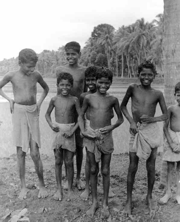 barefoot indian boys