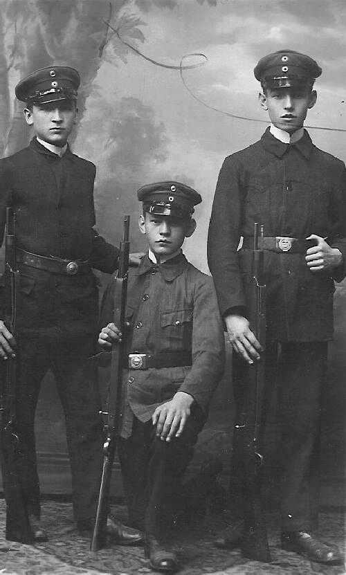 World War I German conscription student groups cadets