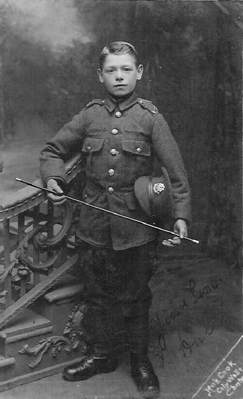 World War I boy soldier