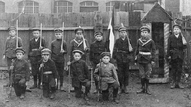 World War I German children