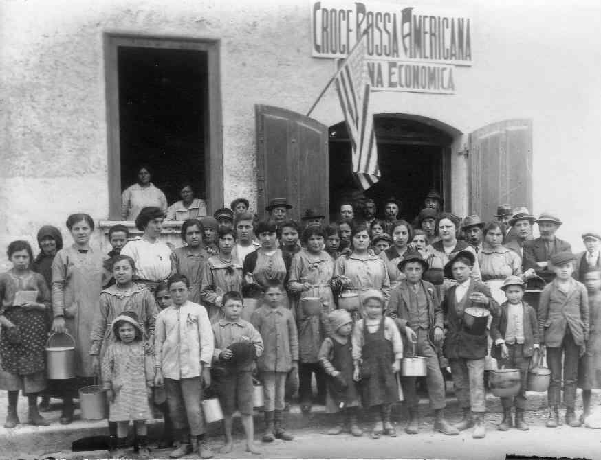 American World War I food aid Italy